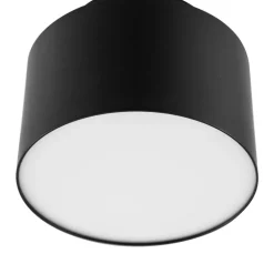 Lindby LED spot Nivoria, 11 x 9 cm, zwart, metaal
