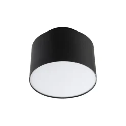 Lindby LED spot Nivoria, 11 x 9 cm, zwart, metaal