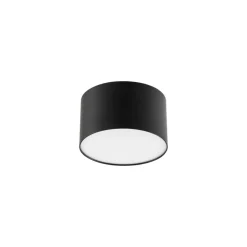Lindby LED spot Nivoria, 11 x 7 cm, zwart, metaal