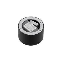 Lindby LED spot Nivoria, 11 x 7 cm, zwart, metaal
