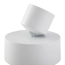 Lindby LED spot Nivoria, Ø 14 cm, wit, zwenkbaar