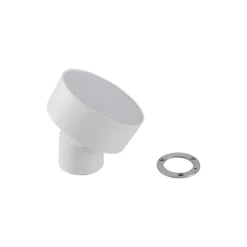 Lindby LED spot Nivoria, Ø 14 cm, wit, zwenkbaar