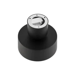 Lindby LED spot Nivoria, Ø 14 cm, zwart, draaibaar