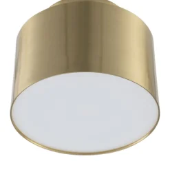 Lindby LED spot Nivoria, 11 x 9 cm, goudkleurig, metaal