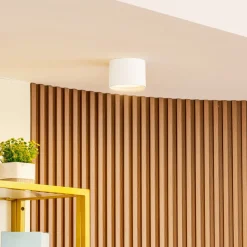 Lindby LED spot Nivoria, Ø 12 cm, 15 W, wit, metaal