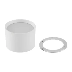 Lindby LED spot Nivoria, Ø 12 cm, 15 W, wit, metaal