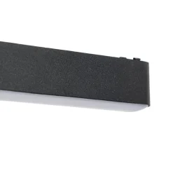 Lindby LED strip 48 V Lumaro,zwart,20W,kunststof,dimbaar