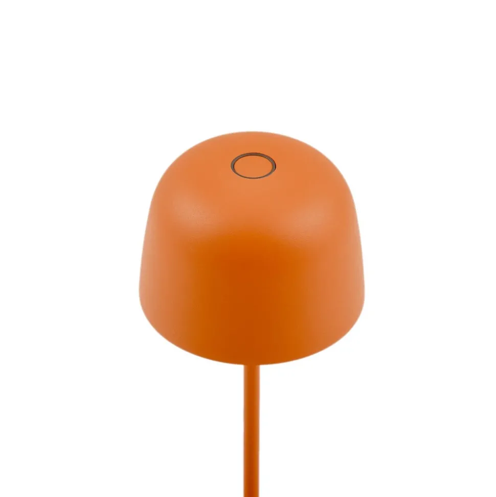 Lindby LED tafellamp Arietty, oranje, dimbaar, IP65