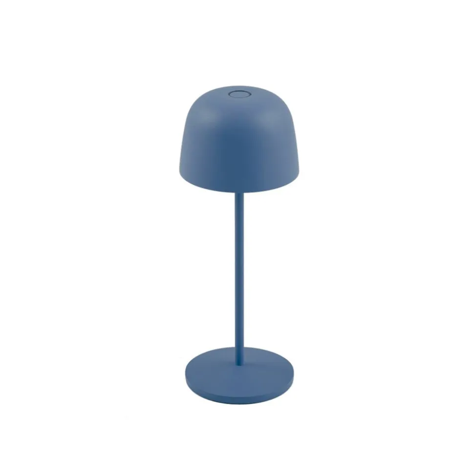 Lindby LED tafellamp Arietty, blauw, dimbaar, IP65