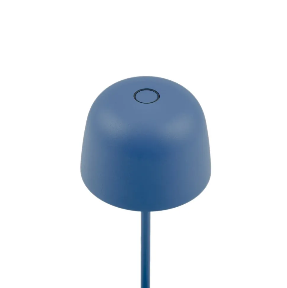 Lindby LED tafellamp Arietty, blauw, dimbaar, IP65
