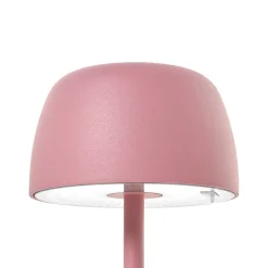 Lindby LED tafellamp Arietty, roze, dimbaar, IP54