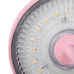 Lindby LED tafellamp Arietty, roze, dimbaar, IP54