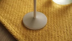 Lindby LED tafellamp Arietty, beige, dimbaar, IP65