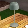 Lindby LED tafellamp Arietty, groen, dimbaar, IP65