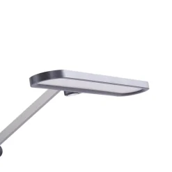 Lindby LED tafellamp Elvir, grijs, aluminium, hoogte 53cm, CCT