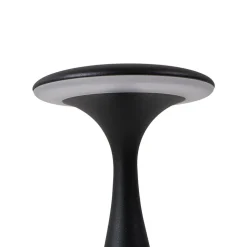 Lindby LED tafellamp Evelen, zwart, IP54, CCT