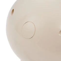 Lindby LED tafellamp Haas, beige, kunststof,CCT,hoogte39cm