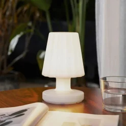 Lindby LED tafellamp Jovem, wit, kunststof, RGB