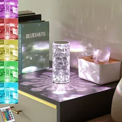 Lindby LED tafellamp Louane, 18,5 cm, USB, RGBW