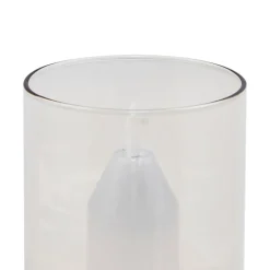 Lindby LED tafellamp Lumana, amber, glas, dimbaar