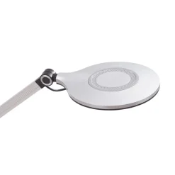 Lindby LED tafellamp Nyxaris, zilver, metaal, CCT, 50 cm