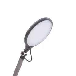 Lindby LED tafellamp Nyxaris, grijs, metaal, CCT, 50 cm