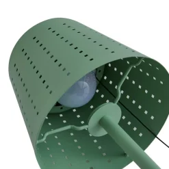 Lindby LED tafellamp op zonne-energie Hilario, groen, ijzer, oplaadbare