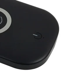 Lindby LED tafellamp Siona zwart CCT dimbaar laadstation