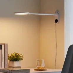 Lindby LED tafellamp Valtaria, wit, CCT, dimbaar