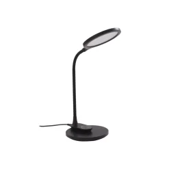Lindby LED tafellamp Valtaria, zwart, CCT, dimbaar