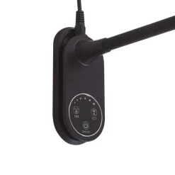 Lindby LED tafellamp Valtaria, zwart, CCT, dimbaar