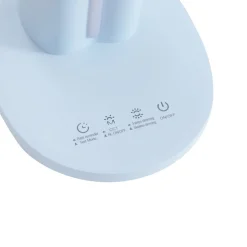 Lindby LED tafellamp Zephyra, blauw, CCT, dimbaar