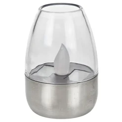 Lindby LED tafellampen Pedas, set van 10, grijs