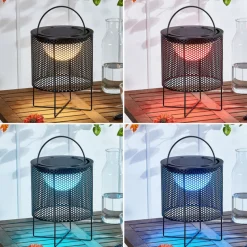 Lindby LED terraslamp Achilleas, RGBW, zwart