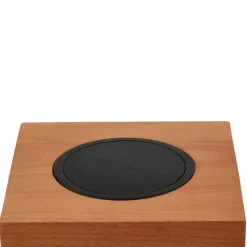 Lindby LED terraslamp Peransa, hout, 25 cm hoog