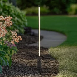 Lindby LED tuinpadverlichting Neano, 80 cm, zwart, metaal, IP65