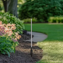 Lindby LED tuinpadverlichting Neano, 80 cm, zwart, metaal, IP65