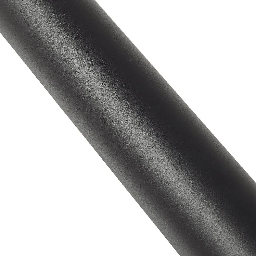 Lindby LED tuinpadverlichting Luzian, hoogte 80 cm, zwart, grondspies