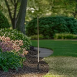 Lindby LED tuinpadverlichting Neano, 120 cm, zwart, metaal, IP65