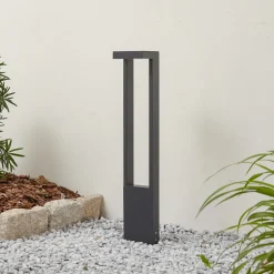 Lindby LED tuinpadverlichting Lonete, hoogte 65 cm, antraciet, IP65