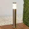 Lindby LED tuinpadverlichting Fabrizio, hoogte 56 cm, roestvrij staal