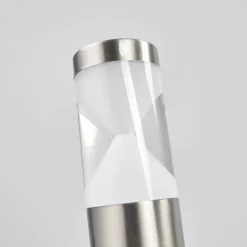 Lindby LED tuinpadverlichting Fabrizio, hoogte 56 cm, roestvrij staal