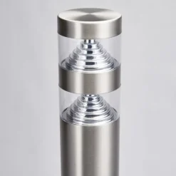 Lindby LED tuinpadverlichting Lanea, 60 cm, grijs, roestvrij staal, IP44