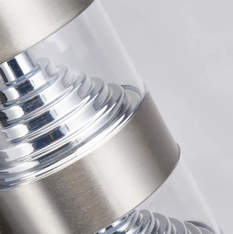 Lindby LED tuinpadverlichting Lanea, 60 cm, grijs, roestvrij staal, IP44