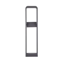 Lindby LED tuinpadverlichting Darko, 100cm, grijs, metaal, IP54