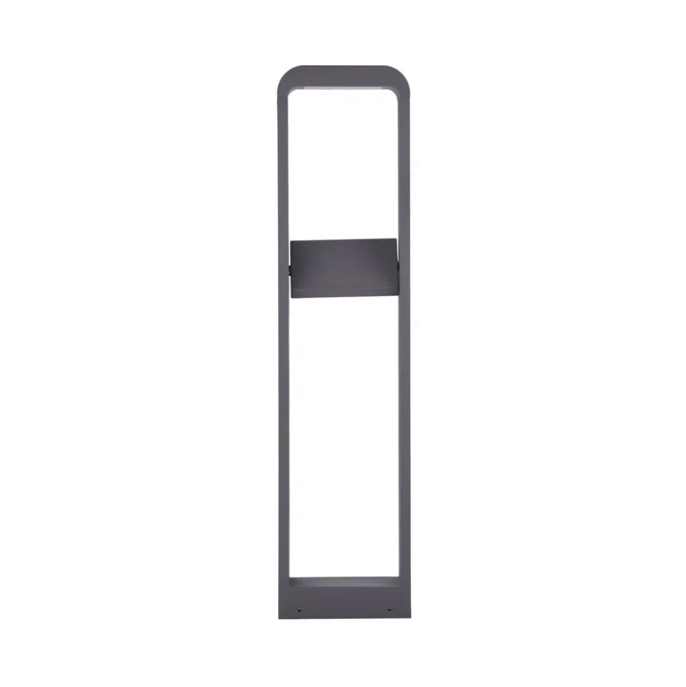 Lindby LED tuinpadverlichting Darko, 100cm, grijs, metaal, IP54