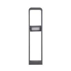 Lindby LED tuinpadverlichting Darko, 100cm, grijs, metaal, IP54