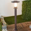 Lindby LED tuinpadverlichting Pavlos, 76 cm, roestkleurig, roestvrij staal