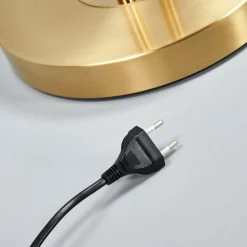 Lindby LED uplighter Eda, hoogte 180 cm, messing, dimbaar