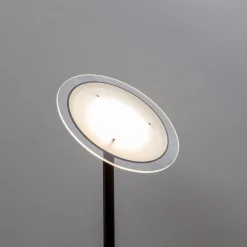 Lindby LED uplighter Malea, 180 cm, zwart, metaal